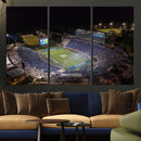 Duke University Blue Devils Football Print Canvas - Durham