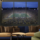 University of Michigan Wolverines Football Team Print - Ann by MyGreatCanvas | Canvas Wall Art Prints | Photo Prints & Wall Decor