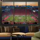 Arizona Wildcats Football Team Print - Tucson Arizona by MyGreatCanvas | Canvas Wall Art Prints | Photo Prints & Wall Decor