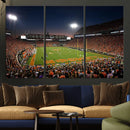 Clemson University Tigers Art Print, Football Team Print -