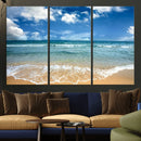 Sea View From the Beach Canvas Print