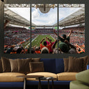 Miami Hurricanes Football Team Wall Art Print - Miami Hard by MyGreatCanvas | Canvas Wall Art Prints | Photo Prints & Wall Decor