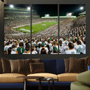 Michigan State Spartans Football Canvas Print - East Lansing