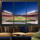 Rutgers Scarlet Knights Football Team Print - Piscataway SHI by MyGreatCanvas | Canvas Wall Art Prints | Photo Prints & Wall Decor