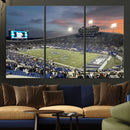 Memphis Tigers Football Team Print - Memphis Simmons Bank