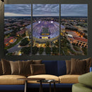 The Louisiana State University Tigers Football Team Print -