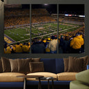 West Virginia Uni Mountaineers Football Team Print - Milan