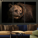 Wild Grizzly 399 Bear Canvas Wall Art Print, Bear Animal by MyGreatCanvas | Canvas Wall Art Prints | Photo Prints & Wall Decor