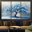 Abstract Blue Tree Art Canvas Print, Majestic Tree Wall Art by MyGreatCanvas | Canvas Wall Art Prints | Photo Prints & Wall Decor
