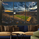 University of Wyoming Cowboys Football Team Print - Laramie by MyGreatCanvas | Canvas Wall Art Prints | Photo Prints & Wall Decor