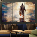 Jesus Walking on Water Wall Art | Ready to Hang Spiritual