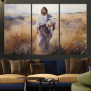 Jesus the Good Shepherd Wall Art Canvas Print - Lost Lamb