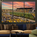 University of Wyoming Cowboys Football Team Print - Laramie by MyGreatCanvas | Canvas Wall Art Prints | Photo Prints & Wall Decor
