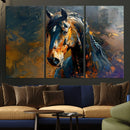 Abstract Horse Wall Art Canvas Print | Farmhouse Wall Decor by MyGreatCanvas | Canvas Wall Art Prints | Photo Prints & Wall Decor