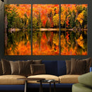 Forest Reflection Art | Autumn Forest Reflection Wall Art | by MyGreatCanvas | Canvas Wall Art Prints | Photo Prints & Wall Decor