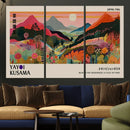 Yayoi 1986 Wall Art Print – Vibrant Sabi Sabi Japanese