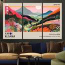 Yayoi Kusama Japan 1986 Wall Art Canvas Print – Vibrant Wabi