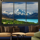 Mount Cook and Lake Pukaki Canvas Wall Art Print – Majestic by MyGreatCanvas | Canvas Wall Art Prints | Photo Prints & Wall Decor