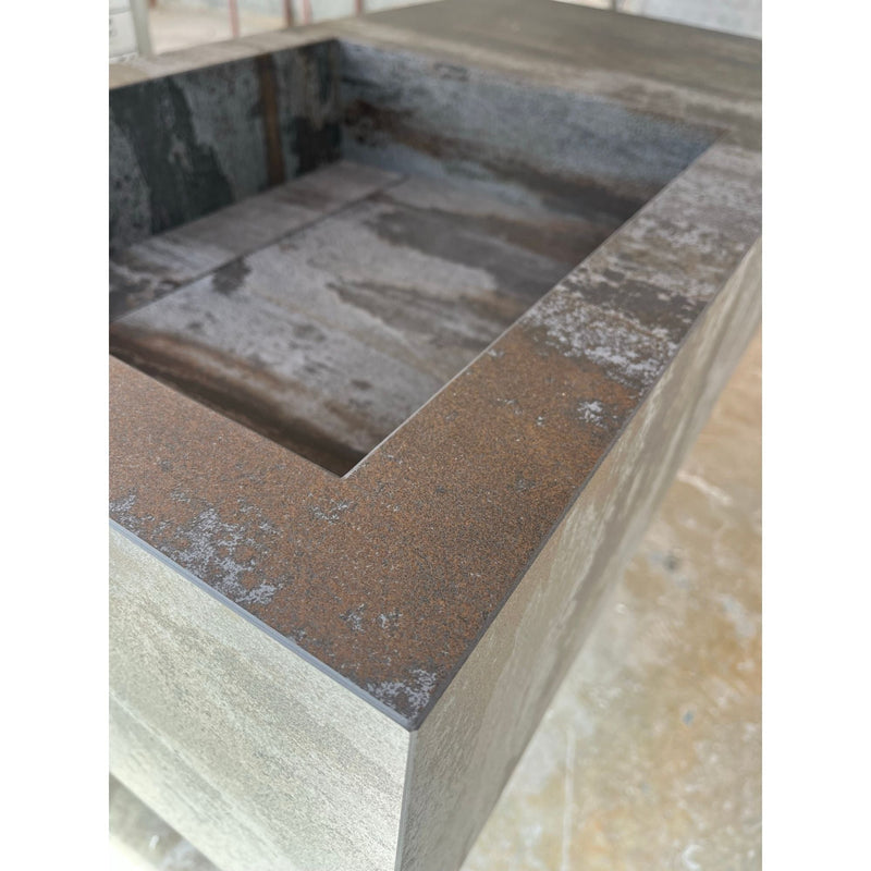 Engineered Porcelain Sink Dekton Trillium Handcrafted Natural Stone, photo 12 of 14