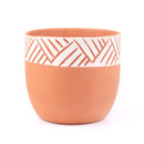 5.5 inch Clay-White Color Modern Pot
