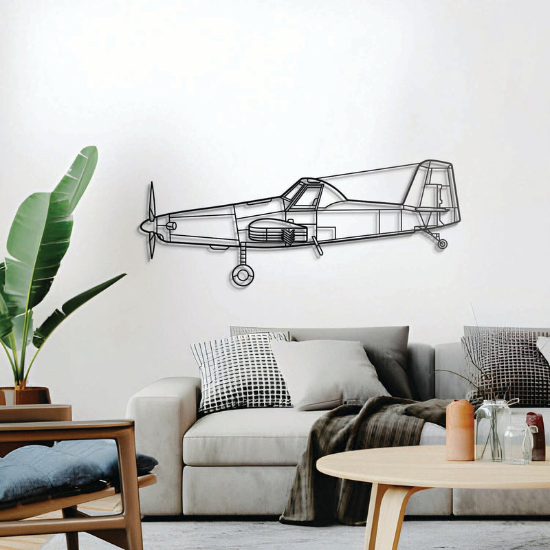 AT-500 Metal Aircraft Wall Art - NCP0462