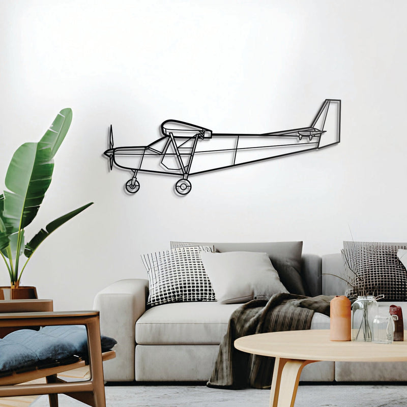 STOL CH 701 Metal Aircraft Wall Art - NCP0297