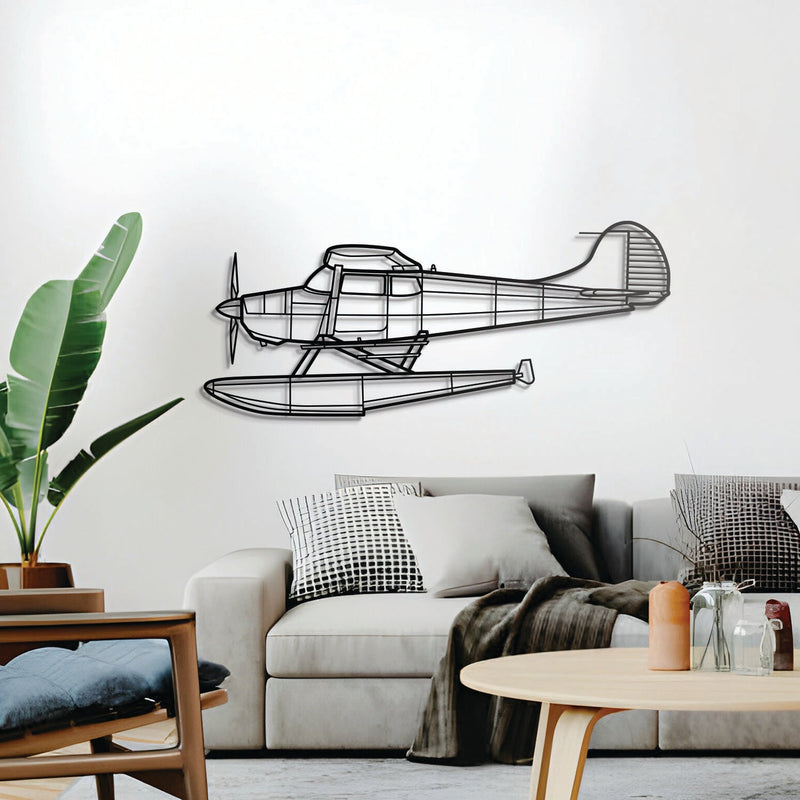 170B Float Metal Aircraft Wall Art - NCP0204