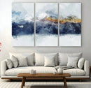 Abstract Mountain Range Art Canvas Print | 3 Panel by MyGreatCanvas | Canvas Wall Art Prints | Photo Prints & Wall Decor