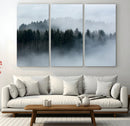 Autumn and Misty Trees in the Forest Wall Art Canvas Print, by MyGreatCanvas | Canvas Wall Art Prints | Photo Prints & Wall Decor