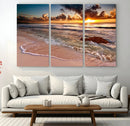 Sunset on Ocean Wall Art Canvas Print by MyGreatCanvas | Canvas Wall Art Prints | Photo Prints & Wall Decor