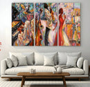 Abstract Afro American Jazz Canvas Wall Art | Music-Inspired by MyGreatCanvas | Canvas Wall Art Prints | Photo Prints & Wall Decor