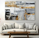 Abstract Painting Canvas Wall Art Print Paint Drip Art Brush