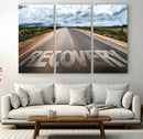Recovery Road Wall Art Canvas Print