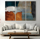 Modern Abstract Canvas Art Canvas Print - Framed and Ready