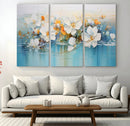 Abstract Flower Wall Art Canvas Print