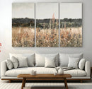 Abstract Wildflower Art Field Landscape Oil Painting Print,