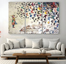 Banksy Wall Art - Banksy Girl Butterfly Graffiti Wall Art
