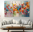 Abstract Butterfly Wall Art Canvas Print