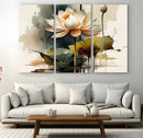 Lotus Flower Watercolor Canvas Print – A Symbol of Serenity by MyGreatCanvas | Canvas Wall Art Prints | Photo Prints & Wall Decor