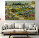 Vincent van Gogh Garden at Arles Wall Art Canvas Print