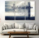 Jesus and the Fading Cross Wall Art Print – Symbol of Faith, by MyGreatCanvas | Canvas Wall Art Prints | Photo Prints & Wall Decor