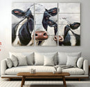 Vintage Baby and Mom Cattle Wall Art Canvas Print by MyGreatCanvas | Canvas Wall Art Prints | Photo Prints & Wall Decor