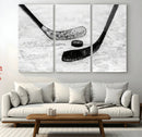 Winter Ice Hockey Sport Canvas Wall Art Print - Hockey Wall by MyGreatCanvas | Canvas Wall Art Prints | Photo Prints & Wall Decor