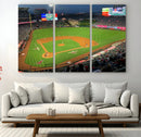 Angel Stadium Aerial Canvas Print – Los Angeles Angels