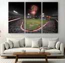 Fireworks at Angel Stadium – Los Angeles Angels Canvas