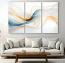 Decorative Turquoise Abstract Wave Wall Art Canvas Print by MyGreatCanvas | Canvas Wall Art Prints | Photo Prints & Wall Decor