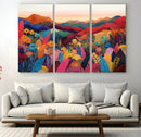 YAYOI KUSAMA Abstract Print - Landscape Canvas Wall Art