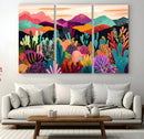Abstract Kusama Print - Landscape Canvas Wall Art Print - by MyGreatCanvas | Canvas Wall Art Prints | Photo Prints & Wall Decor