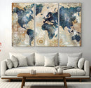 World Map Canvas Print – Framed Wall Art for Couples, by MyGreatCanvas | Canvas Wall Art Prints | Photo Prints & Wall Decor