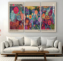 Yayoi Kusama Wall Art Canvas Print, Abstract Art, Large
